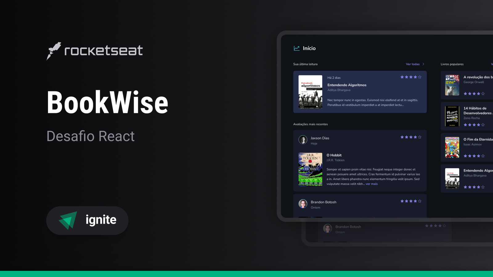 Screenshot do projeto Bookwise